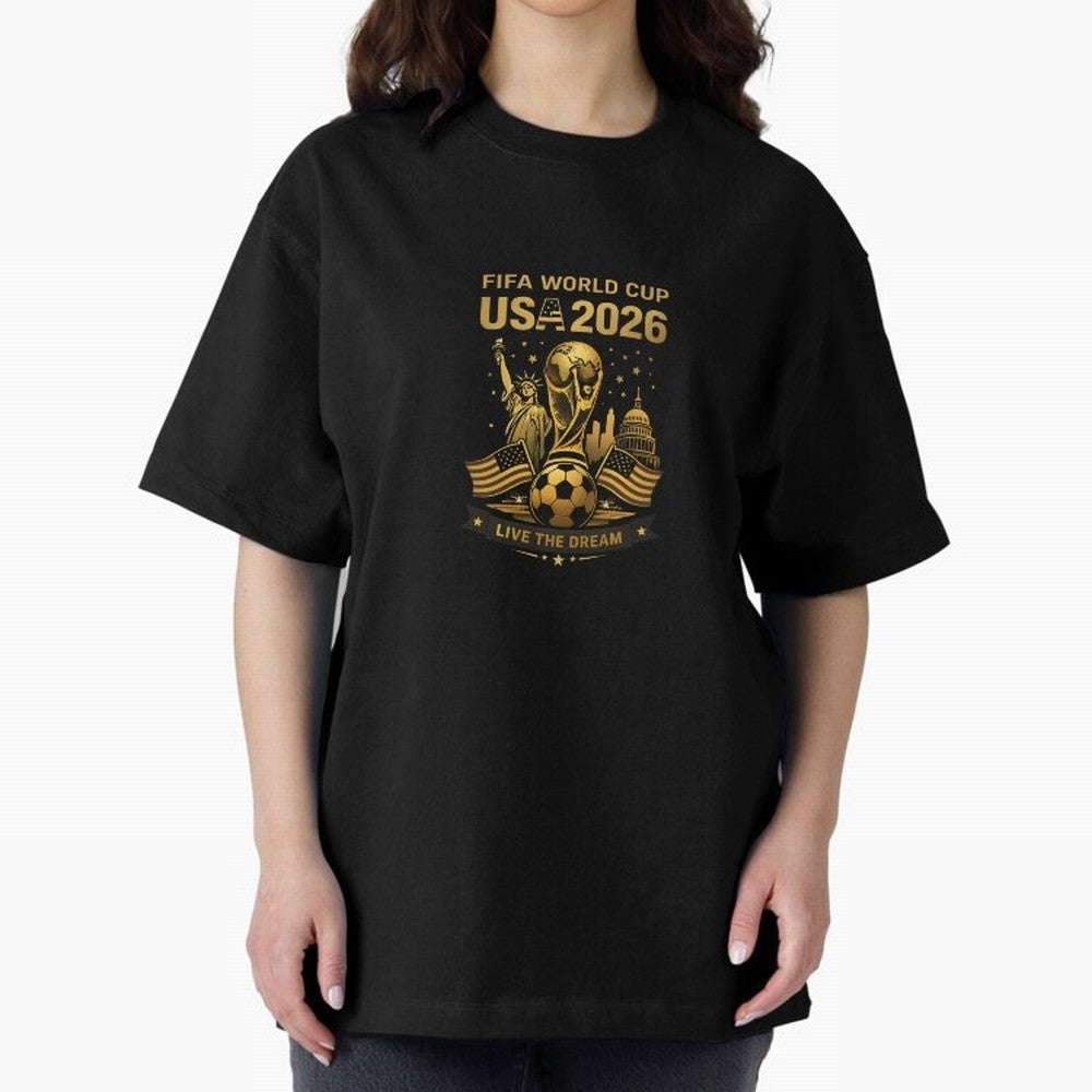 Fifa World Cup USA 2026 Gold Soccer Football Classic T-Shirt Unlock FIFA World Cup 2026 USA Canada Mexico Spirit, Made for Portugal, Cristiano Ronaldo, Game Day Rituals, Football Legends, Country Pride and the Road to the Final; Ideal for