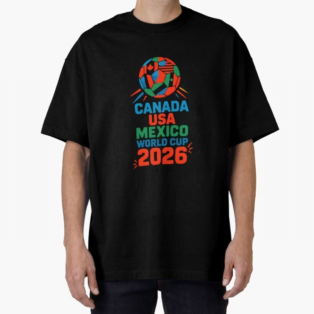 World Cup 2026 USA Canada Mexico ¡ª Retro Soccer Tournament Illustration Classic T-Shirt Upgrade Global Football Passion for FIFA World Cup 2026 Group Stage, Celebrating Cristiano Ronaldo, Haaland and CR7, Argentina and Brazil, Stadium Memories,