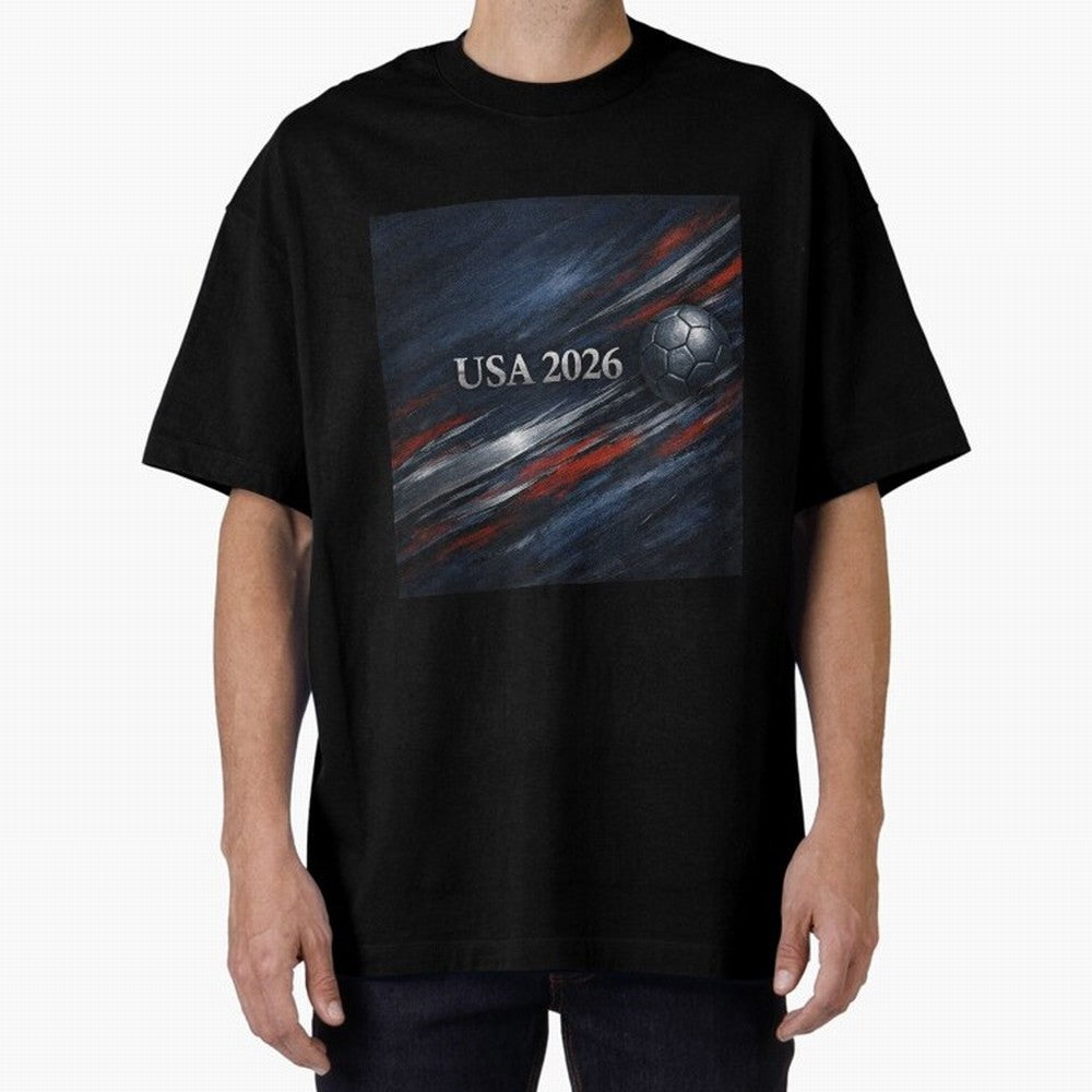 USA 2026 Soccer Event Design Classic T-Shirt Get Ready for the FIFA World Cup 2026 USA Canada Mexico Journey through Haaland and Mbappe Highlights, France and Portugal Pride, Classic Soccer Heritage, Championship Pressure, Fan Loyalty and