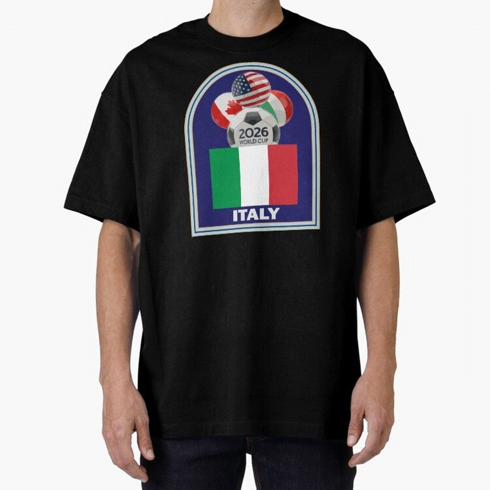 Italy 2026 Soccer T-shirt Classic T-Shirt Bring a Vintage Feel to FIFA World Cup 2026 for Fans of Neymar, Haaland and Cristiano Ronaldo and Spain, Bringing Stadium Chants, National Pride, Trophy Dreams and Unforgettable Football Memories; Perfect