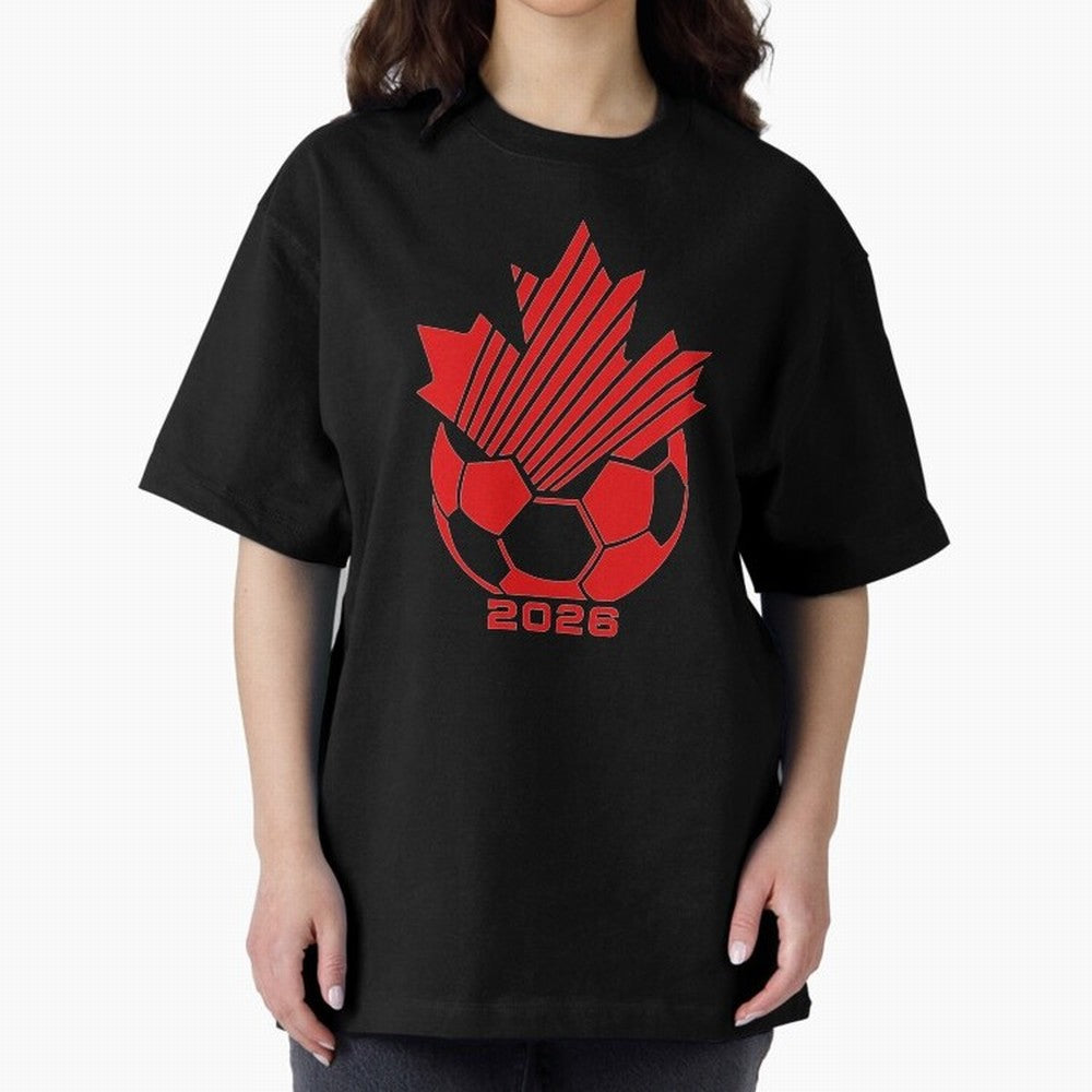 Red Maple Leaf Soccer 2026 Emblem Classic T-Shirt Spotlight FIFA World Cup 2026 Group Stage Spirit, Centered on Spain and Netherlands, Messi, Game Day Rituals, Football Legends, Country Pride and the Road to the Final; Created for Match Day