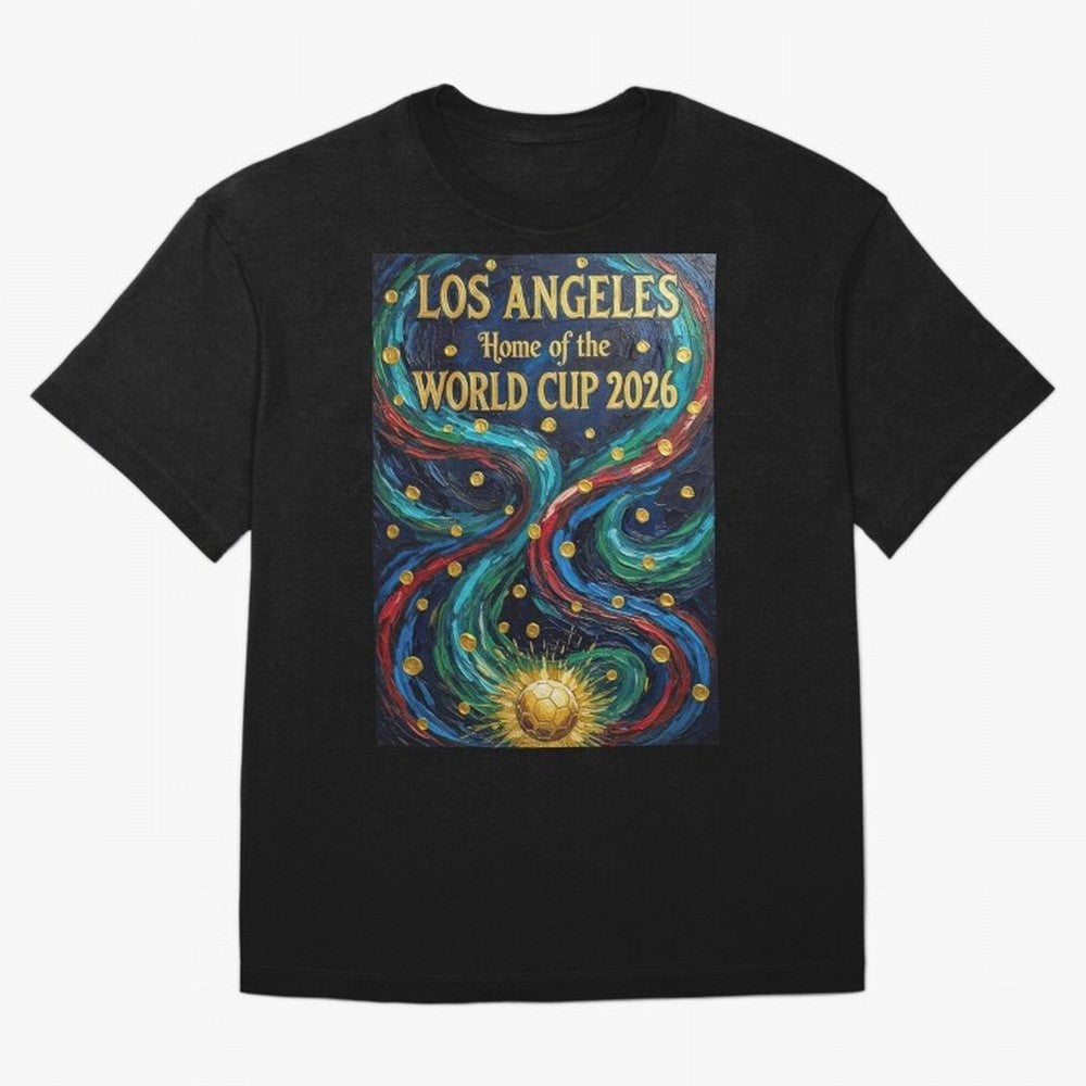 Los Angeles Home of the World Cup 2026 Soccer Fan ¡ª Moody Jewel Art Print Classic T-Shirt Show Championship Spirit for Match Day Hype around FIFA World Cup 2026, Neymar, England and Germany, Global Supporter Spirit, Legendary Goals, National
