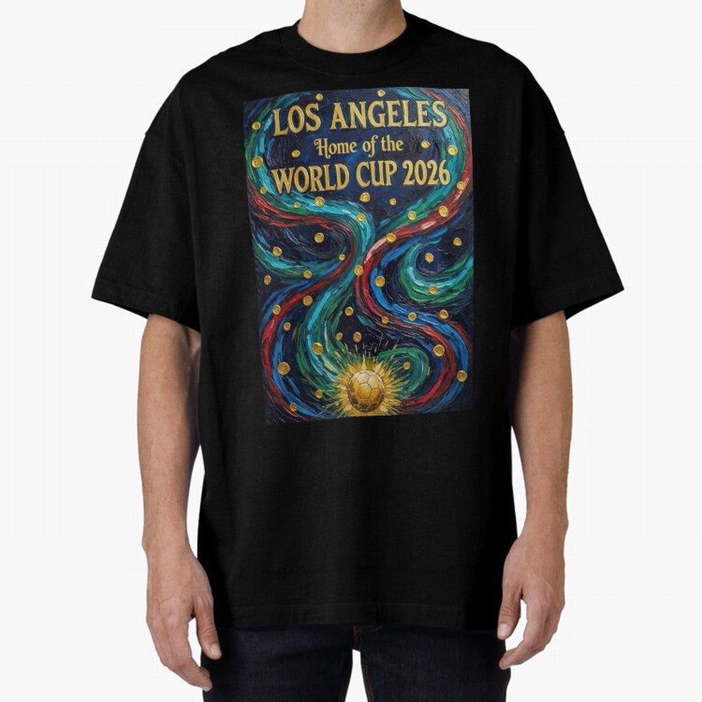 Los Angeles Home of the World Cup 2026 Soccer Fan ¡ª Moody Jewel Art Print Classic T-Shirt Show Championship Spirit for Match Day Hype around FIFA World Cup 2026, Neymar, England and Germany, Global Supporter Spirit, Legendary Goals, National