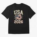 USA 2026 World Cup Soccer Classic T-Shirt Follow the Road to the FIFA World Cup 2026 Group Stage Journey through Cristiano Ronaldo, Haaland and CR7 Highlights, Brazil, Portugal and Argentina Pride, Champion Mindset, Group Stage Buzz, Knockout