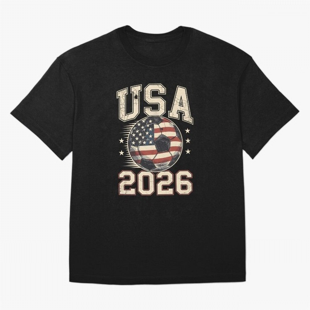 USA 2026 World Cup Soccer Classic T-Shirt Follow the Road to the FIFA World Cup 2026 Group Stage Journey through Cristiano Ronaldo, Haaland and CR7 Highlights, Brazil, Portugal and Argentina Pride, Champion Mindset, Group Stage Buzz, Knockout
