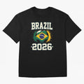 Brazil Soccer Football 2026 Classic T-Shirt Celebrate Match Day Hype around FIFA World Cup 2026 Group Stage, Mbappe and Neymar, Portugal, Stadium Chants, National Pride, Trophy Dreams and Unforgettable Football Memories; Ideal for Passionate Fans