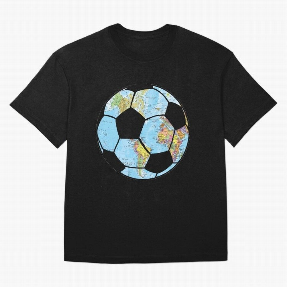 football around the globe Classic T-Shirt Carry the Dream of the FIFA World Cup 2026 USA Canada Mexico Journey through Haaland Highlights, England Pride, Vintage Soccer Flavor, Modern Football Stars, National Flags and Final Night Emotion; Made for