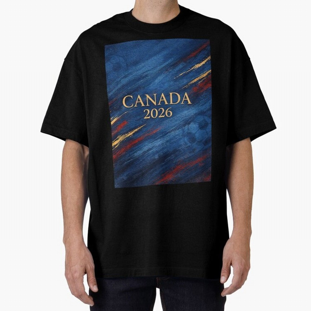 Elegant and Luxury Canada 2026 Soccer Theme Classic T-Shirt Remember Iconic Moments from the FIFA World Cup 2026 Journey through Haaland Highlights, Brazil Pride, Game Day Rituals, Football Legends, Country Pride and the Road to the Final; Ideal