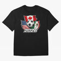 Soccer 2026 USA Canada Mexico ¨C World Football Flags Classic T-Shirt Relive the Noise and Pride of Global Football Passion for FIFA World Cup 2026 USA Canada Mexico, Highlighting CR7, Argentina, Global Supporter Spirit, Legendary Goals, National