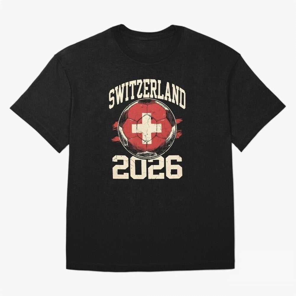 Switzerland 2026 World Cup Classic T-Shirt Celebrate the Road through FIFA World Cup 2026 Group Stage Spirit, Centered on Portugal, Spain and Germany, Haaland, Goal Celebration Energy, Supporter Heritage, Football Icons and Worldwide Tournament