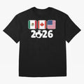 2026 World Cup North America Emblem Retro Classic T-Shirt Carry National Pride through Match Day Hype around FIFA World Cup 2026 Group Stage, CR7, France and Portugal, Stadium Memories, Football Loyalty, International Chants and Championship