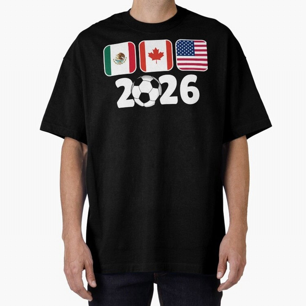 2026 World Cup North America Emblem Retro Classic T-Shirt Carry National Pride through Match Day Hype around FIFA World Cup 2026 Group Stage, CR7, France and Portugal, Stadium Memories, Football Loyalty, International Chants and Championship