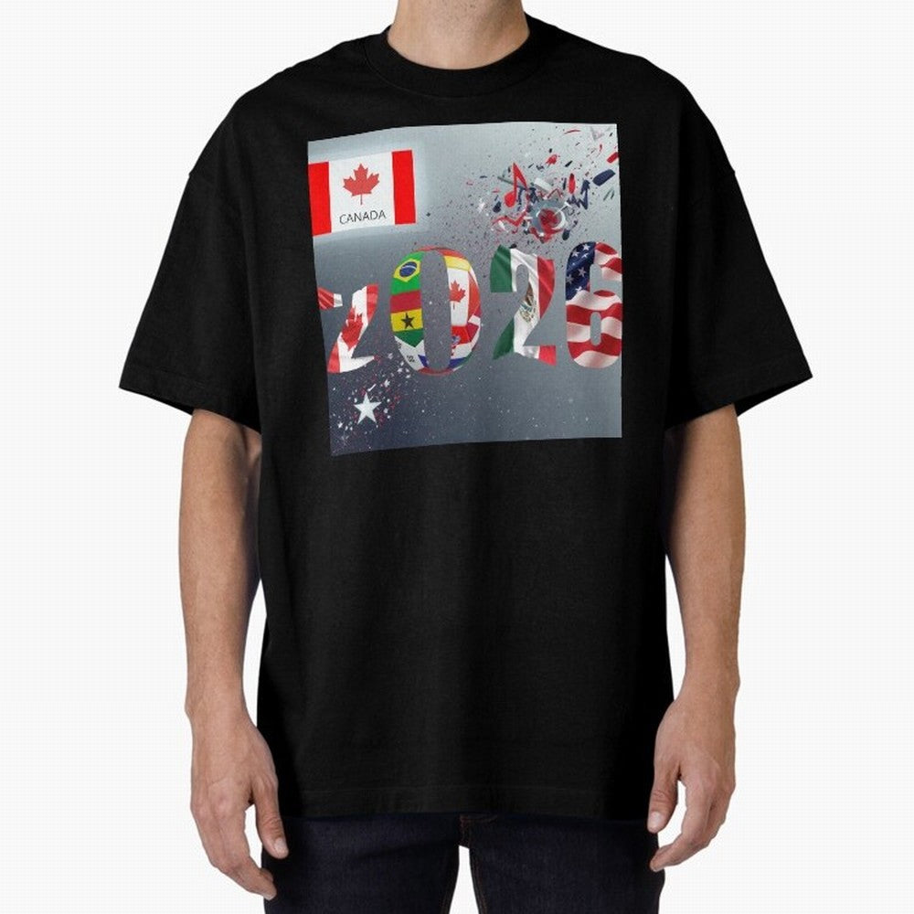 World Cup 2026 Classic T-Shirt Celebrate Golden Goal Energy in FIFA World Cup 2026 Spirit, Driven by Argentina, France and Brazil, Cristiano Ronaldo, Haaland and CR7, Goal Celebration Energy, Supporter Heritage, Football Icons and Worldwide