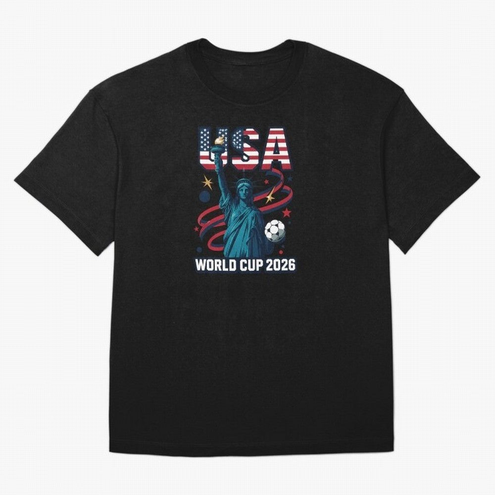 Official USA World Cup 2026 Merchandise Classic T-Shirt Keep the Match Day Mood of FIFA World Cup 2026 Group Stage for Fans of Neymar and France, Bringing Retro Football Energy, Iconic Rivalries, Trophy Chase Drama and Stadium Atmosphere; Made for