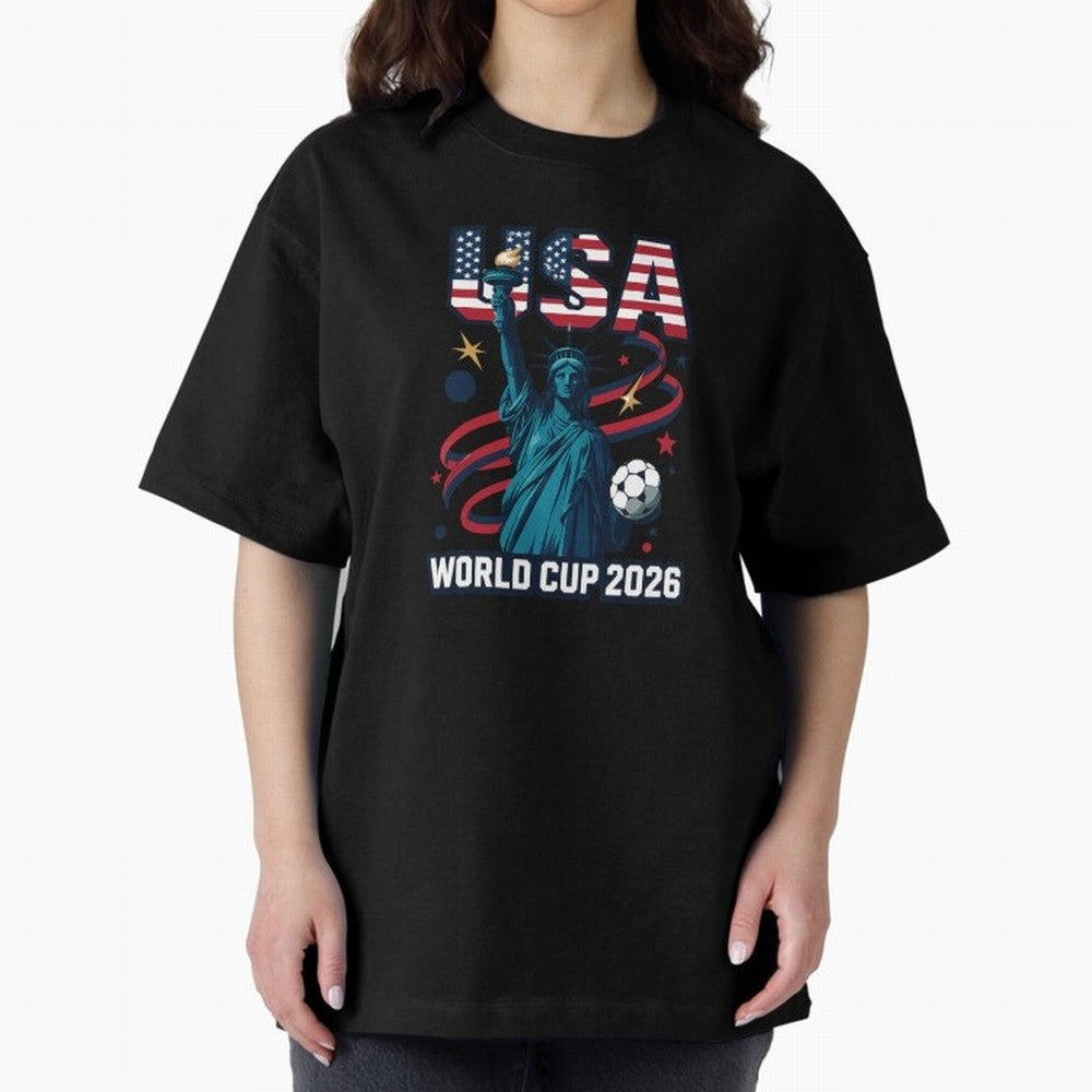 Official USA World Cup 2026 Merchandise Classic T-Shirt Keep the Match Day Mood of FIFA World Cup 2026 Group Stage for Fans of Neymar and France, Bringing Retro Football Energy, Iconic Rivalries, Trophy Chase Drama and Stadium Atmosphere; Made for
