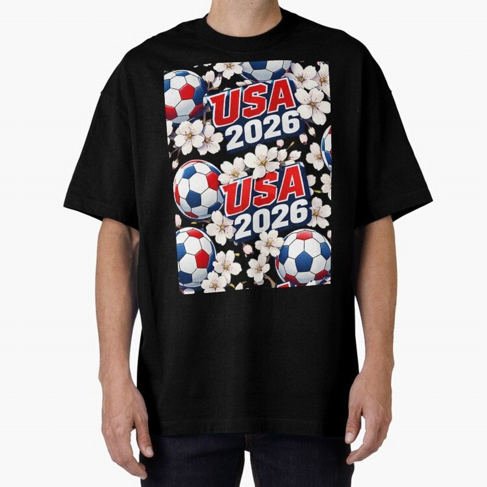 USA 2026 Soccer World Cup Pattern - Artistic Picasso Style Football Classic T-Shirt Honor Champions and Dreams in Match Day Hype around FIFA World Cup 2026 Group Stage, CR7 and Messi, Portugal, Spain and Germany, Stadium Chants, National Pride,
