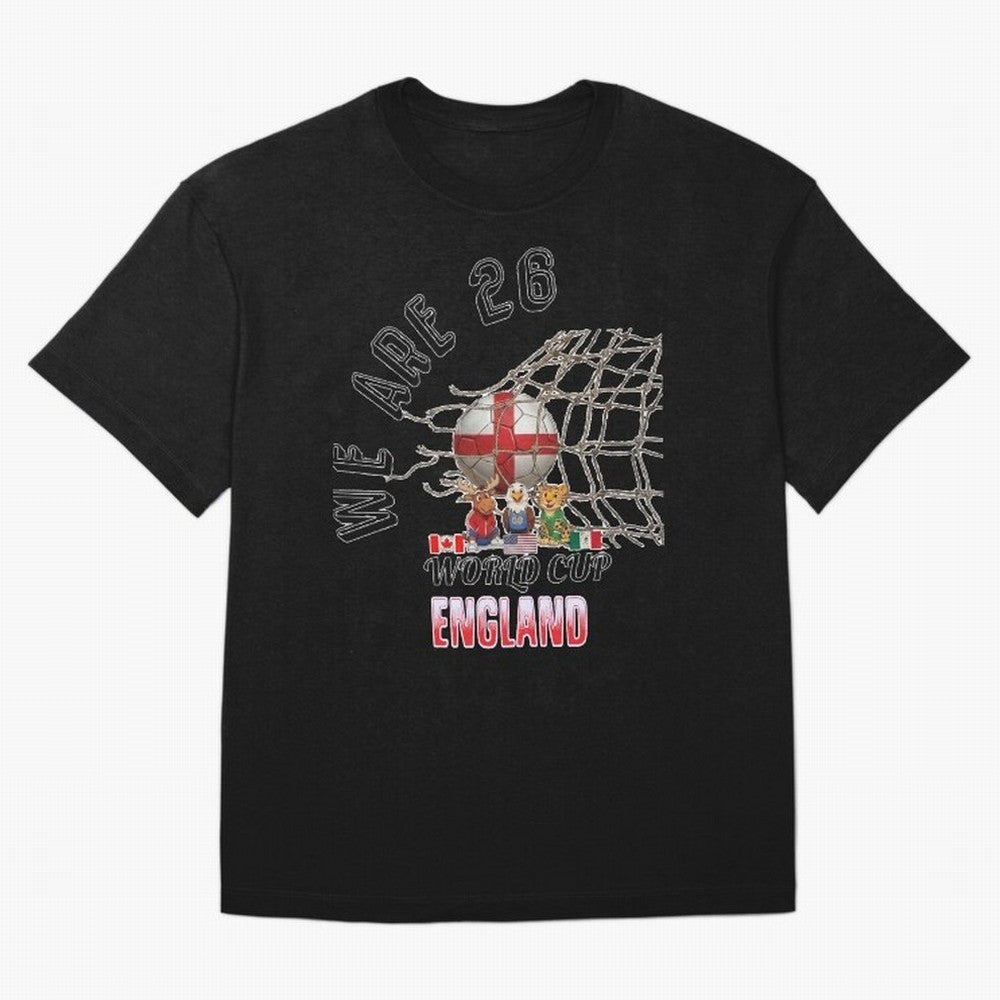 World cup 26 - England Classic T-Shirt Stand Out with Spirit from FIFA World Cup 2026 Group Stage for Fans of Mbappe and Neymar and Brazil, Bringing Tournament Hype, Historic Matchups, Family Viewing Parties and Global Sports Pride; Great for