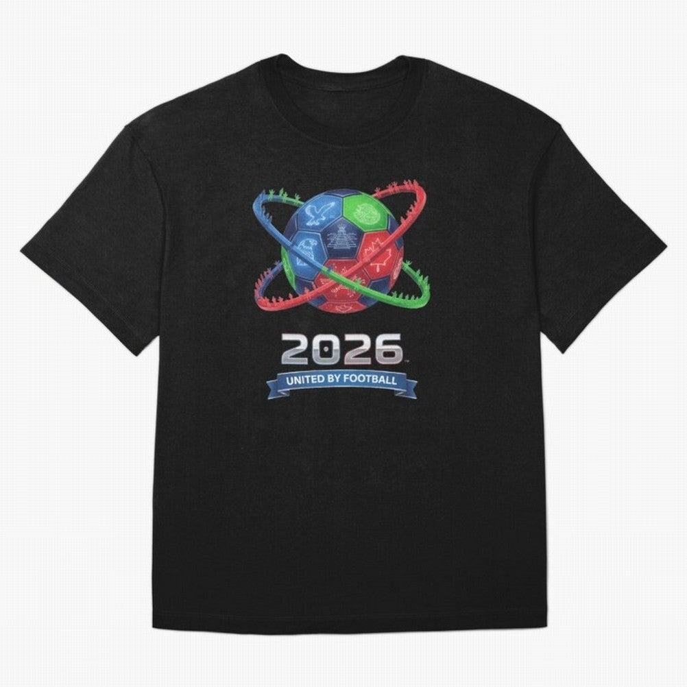 United by Football 2026 Global Connectivity Logo Classic T-Shirt Celebrate the FIFA World Cup 2026 Group Stage Journey through Haaland Highlights, France Pride, Game Day Rituals, Football Legends, Country Pride and the Road to the Final; Built for