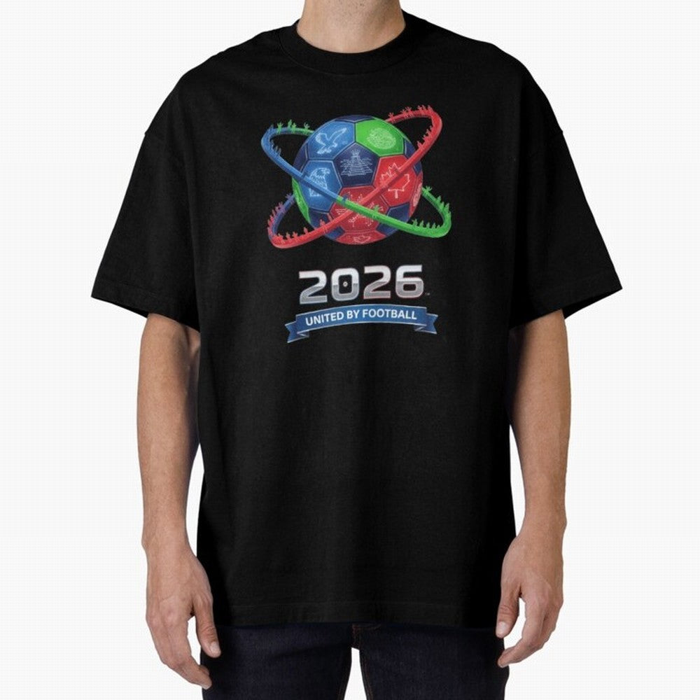United by Football 2026 Global Connectivity Logo Classic T-Shirt Celebrate the FIFA World Cup 2026 Group Stage Journey through Haaland Highlights, France Pride, Game Day Rituals, Football Legends, Country Pride and the Road to the Final; Built for