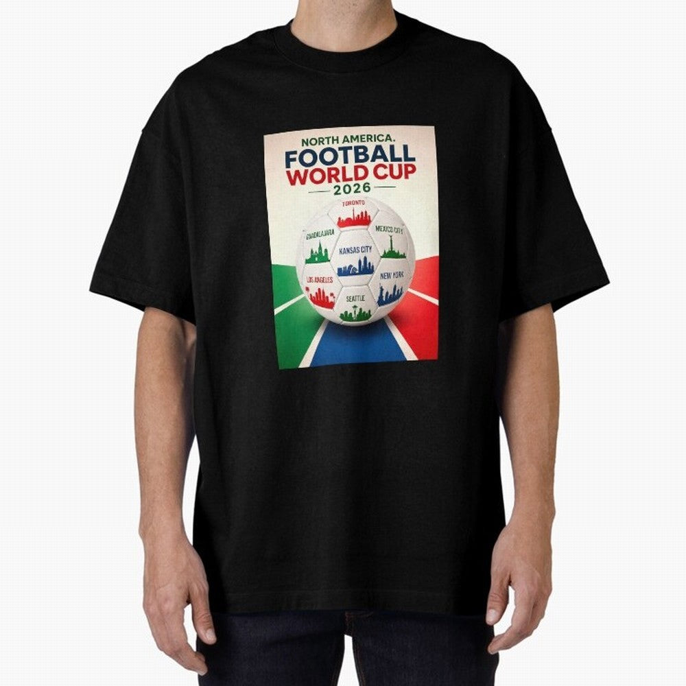 North America Football 2026 Classic T-Shirt Show Championship Spirit for FIFA World Cup 2026 for Fans of Mbappe and England, France and Netherlands, Bringing Tournament Hype, Historic Matchups, Family Viewing Parties and Global Sports Pride; Ideal