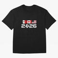 Glitched United 2026 Cup - North America Emblem Part 2 T-Shirt_82924673 Classic T-Shirt Honor the Beautiful Game during FIFA World Cup 2026 USA Canada Mexico Filled with Cristiano Ronaldo, Germany Energy, Stadium Chants, National Pride, Trophy