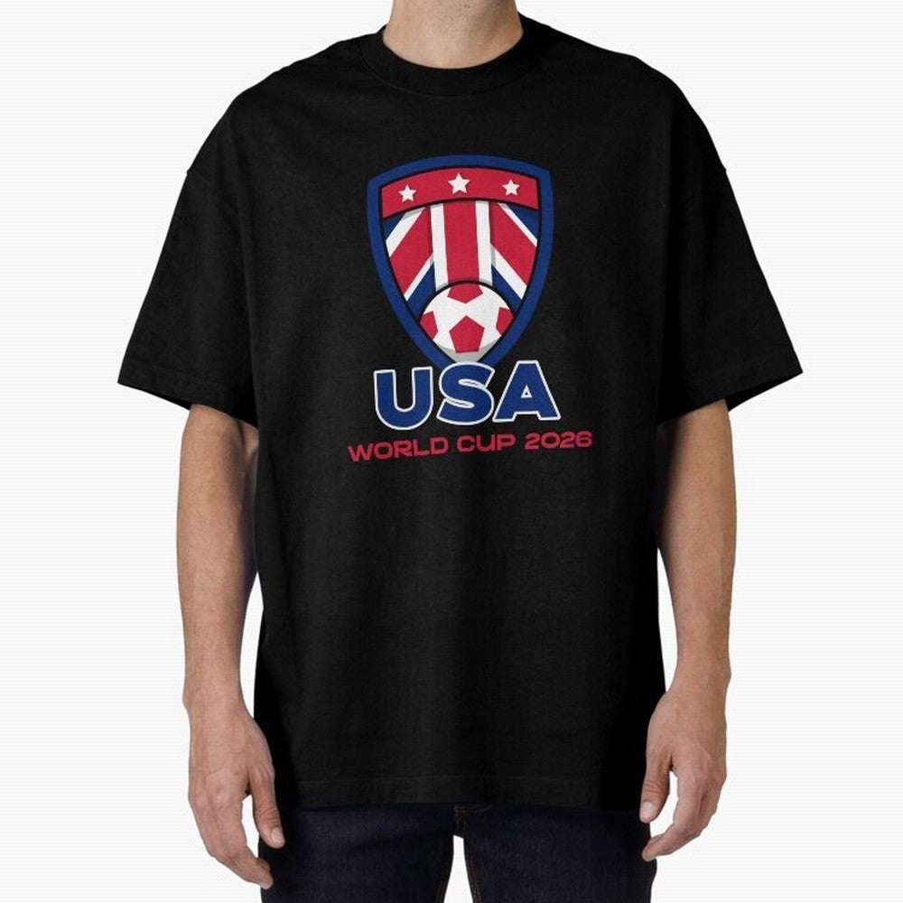 USA World Cup 2026 Classic T-Shirt Upgrade Global Football Passion for FIFA World Cup 2026 USA Canada Mexico, Filled with Mbappe, Portugal, Vintage Soccer Flavor, Modern Football Stars, National Flags and Final Night Emotion; Ideal for Football