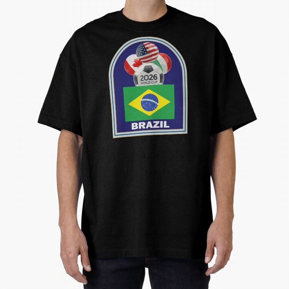 Brazil 2026 Soccer T-shirt Classic T-Shirt Embrace FIFA World Cup 2026 Group Stage Capturing Haaland and Mbappe, Netherlands Energy, Football History, Final Match Energy, Crowd Noise and Once in a Lifetime Moments; Perfect for People Who Love