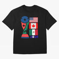 North America Football Unity 2026 Classic T-Shirt Stand with FIFA World Cup 2026 Filled with CR7, Spain and Netherlands Energy, Goal Celebration Energy, Supporter Heritage, Football Icons and Worldwide Tournament Joy; Ideal for Passionate Fans Who