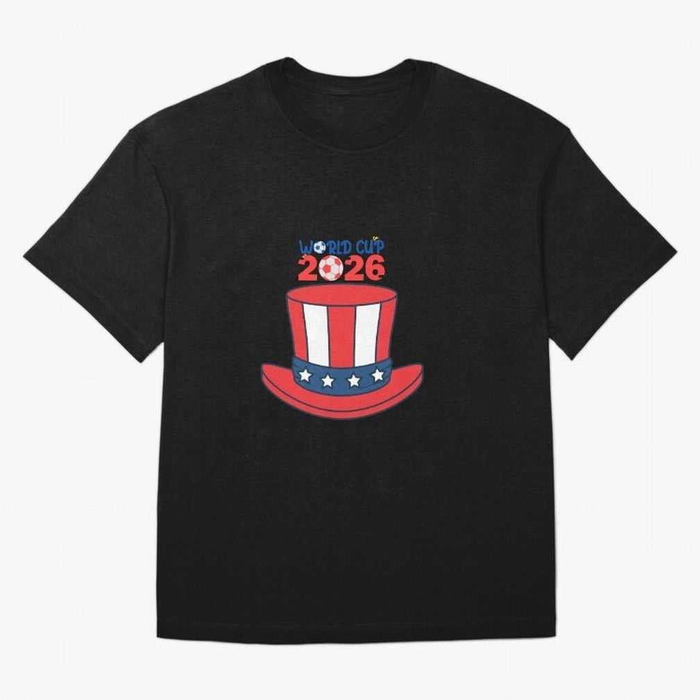 Patriotic Soccer Hat Design for FIFA World Cup 2026 Celebration Classic T-Shirt Make Game Day About the FIFA World Cup 2026 USA Canada Mexico Journey through Mbappe and Neymar Highlights, Argentina Pride, Football History, Final Match Energy, Crowd
