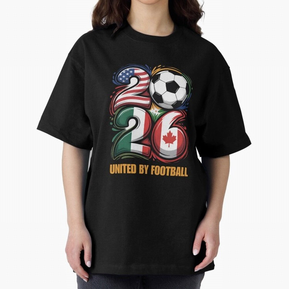 United by Football Soccer Fan Gear 2026 Classic T-Shirt Back Your Heroes with FIFA World Cup 2026 Group Stage Featuring Neymar, Haaland and Cristiano Ronaldo, England Energy, Supporter Pride, Iconic Celebrations, Legendary Names and Global Match