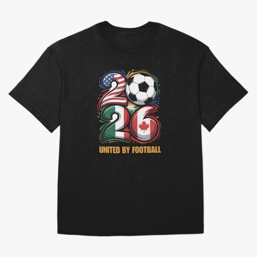 United by Football Soccer Fan Gear 2026 Classic T-Shirt Back Your Heroes with FIFA World Cup 2026 Group Stage Featuring Neymar, Haaland and Cristiano Ronaldo, England Energy, Supporter Pride, Iconic Celebrations, Legendary Names and Global Match