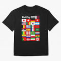 Countries Participating In The World Cup 2022 Qatar Classic T-Shirt Show Championship Spirit for FIFA World Cup 2026 for Fans of Messi, CR7 and Mbappe and Brazil, Bringing Sports Nostalgia, International Competition, Famous Players and