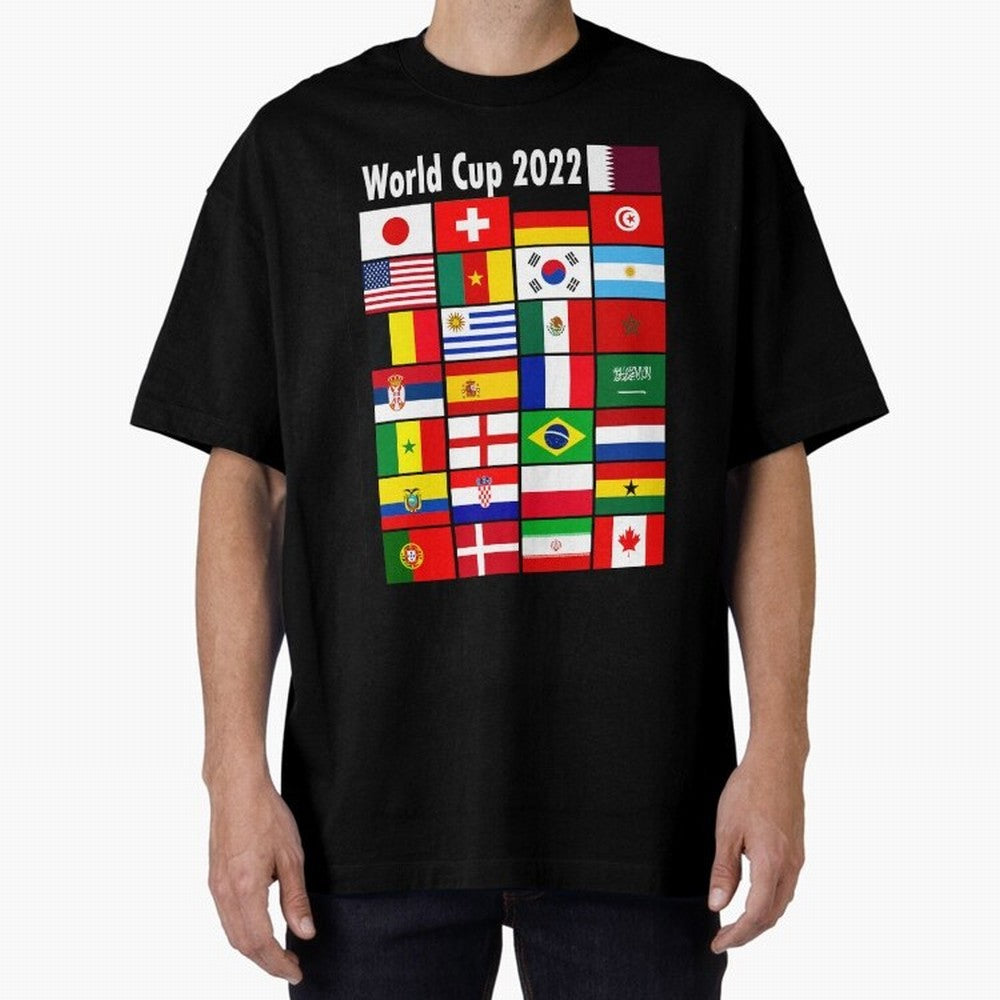 Countries Participating In The World Cup 2022 Qatar Classic T-Shirt Show Championship Spirit for FIFA World Cup 2026 for Fans of Messi, CR7 and Mbappe and Brazil, Bringing Sports Nostalgia, International Competition, Famous Players and