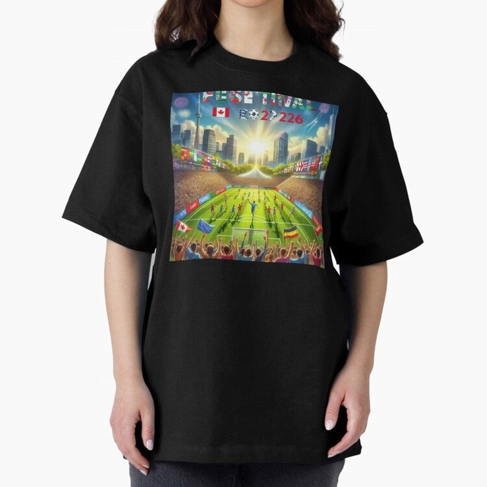 TORONTO SOCCER FESTIVAL 2026 Classic T-Shirt Showcase FIFA World Cup 2026 USA Canada Mexico Spirit, Centered on Germany, Mbappe and Neymar, Vintage Soccer Flavor, Modern Football Stars, National Flags and Final Night Emotion; Ideal for Fans Who