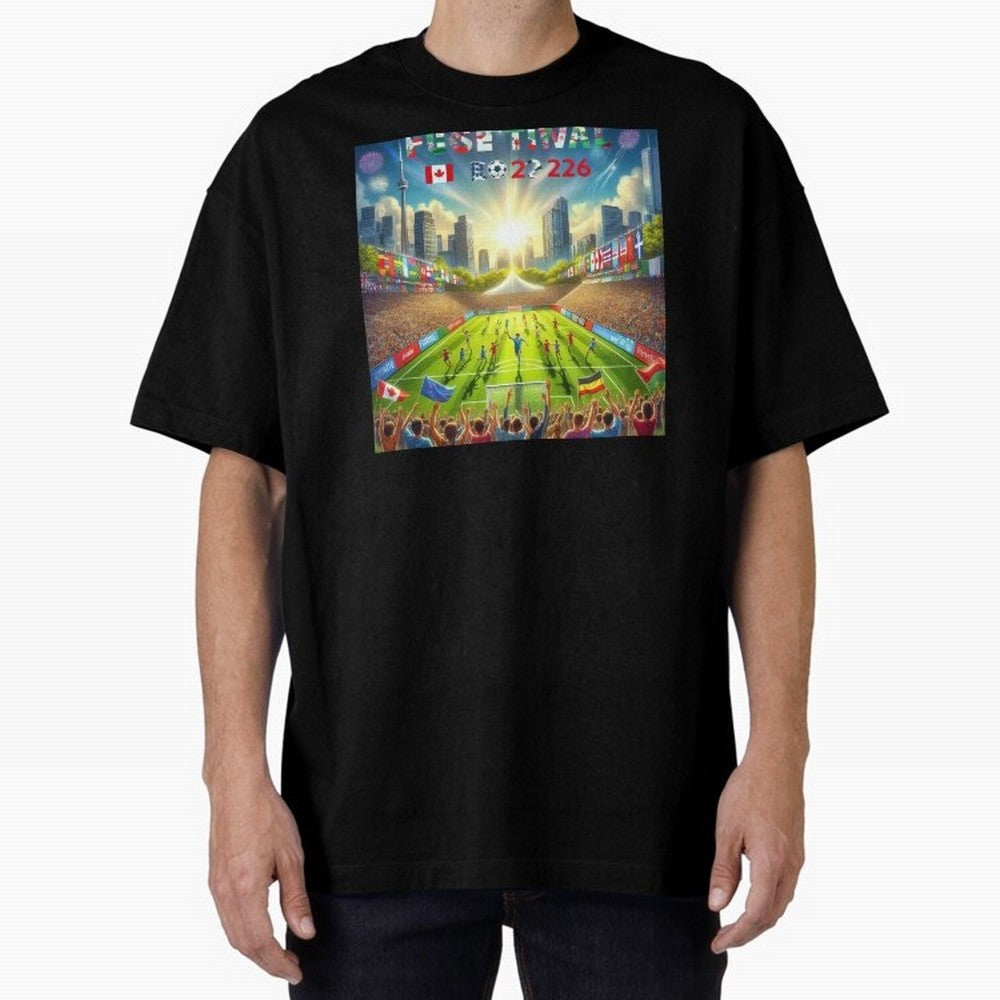 TORONTO SOCCER FESTIVAL 2026 Classic T-Shirt Showcase FIFA World Cup 2026 USA Canada Mexico Spirit, Centered on Germany, Mbappe and Neymar, Vintage Soccer Flavor, Modern Football Stars, National Flags and Final Night Emotion; Ideal for Fans Who