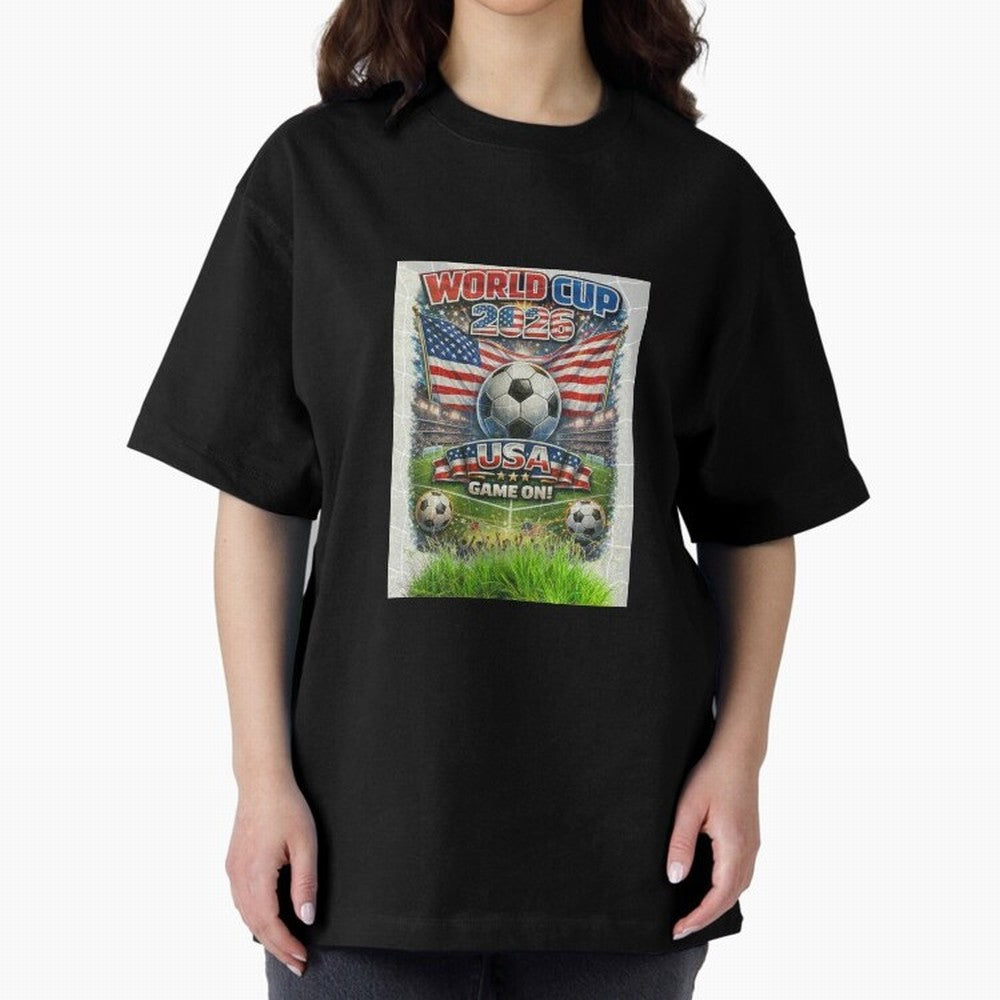 WORLD CUP FOOTBALL 2026 Classic T-Shirt Create the FIFA World Cup 2026 Journey through Cristiano Ronaldo Highlights, Argentina, France and Brazil Pride, Vintage Soccer Flavor, Modern Football Stars, National Flags and Final Night Emotion; Made for
