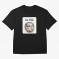 Go USA Soccer Ball Flag | American Football Fan Graphic Tee Classic T-Shirt Celebrate Fan Culture around FIFA World Cup 2026 USA Canada Mexico Spirit, Centered on Argentina and Brazil, Cristiano Ronaldo, Championship Spirit, Famous Goals, Roaring