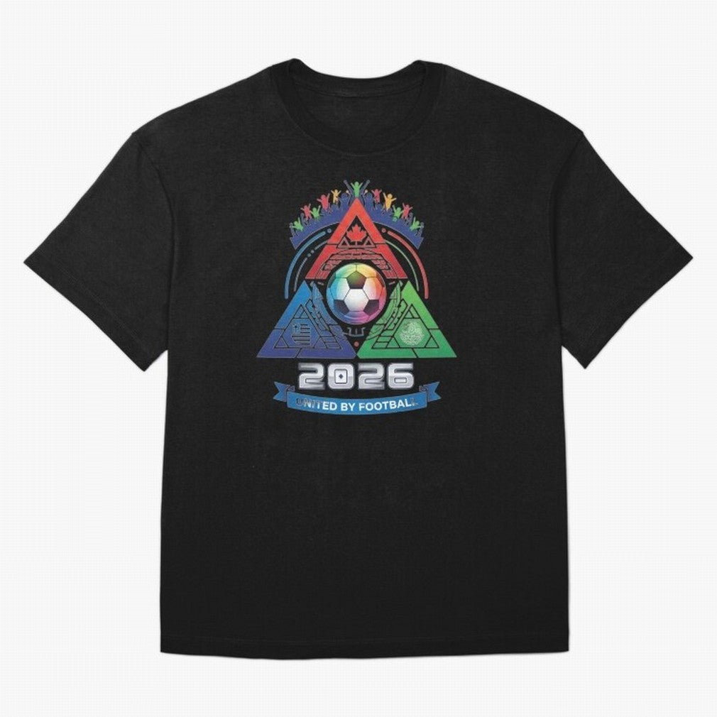 Triangular United by Football World Cup 2026 Emblem Classic T-Shirt Enjoy the FIFA World Cup 2026 Group Stage Journey through Neymar, Haaland and Cristiano Ronaldo Highlights, Netherlands Pride, Supporter Pride, Iconic Celebrations, Legendary Names