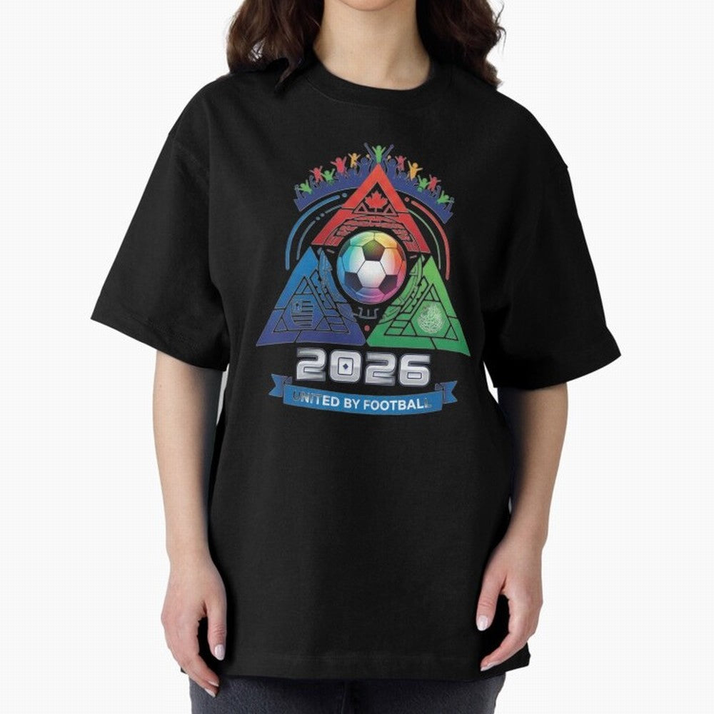 Triangular United by Football World Cup 2026 Emblem Classic T-Shirt Enjoy the FIFA World Cup 2026 Group Stage Journey through Neymar, Haaland and Cristiano Ronaldo Highlights, Netherlands Pride, Supporter Pride, Iconic Celebrations, Legendary Names
