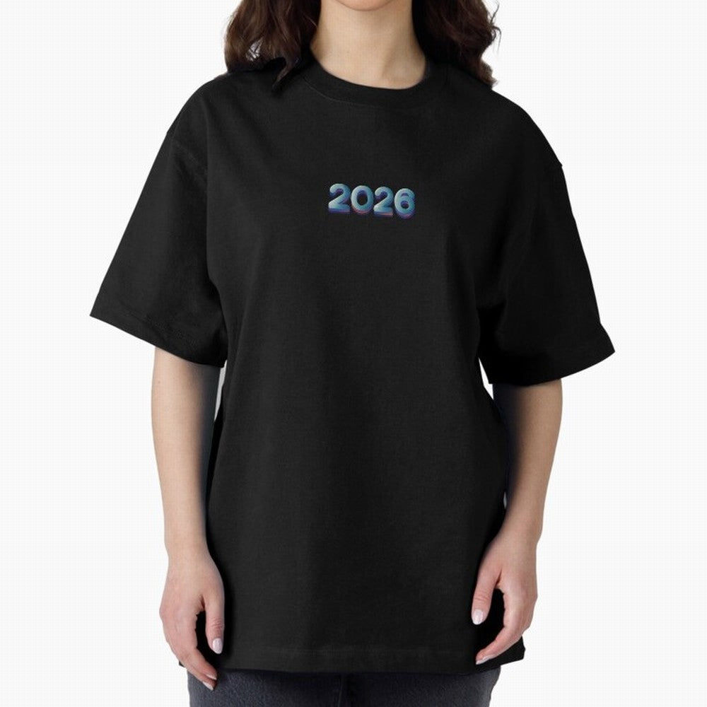 2026 Happy New Year Sticker Classic T-Shirt Step into FIFA World Cup 2026 Group Stage Highlighting Neymar, Haaland and Cristiano Ronaldo, Brazil, Portugal and Argentina Energy, Football History, Final Match Energy, Crowd Noise and Once in a