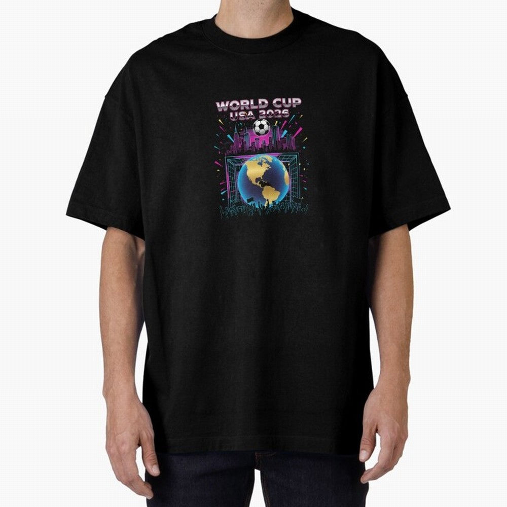 World Cup USA 2026 - Retro Soccer City Celebration Classic T-Shirt Carry the Colors and Pride of Global Football Passion for FIFA World Cup 2026 Group Stage, Connected to CR7, Argentina, France and Brazil, Goal Celebration Energy, Supporter