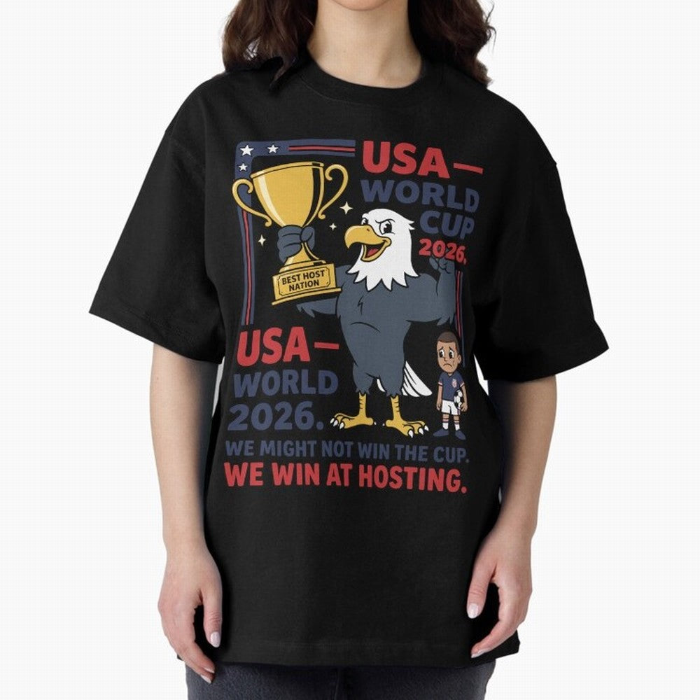 We Might Not Win the Cup We Win at Hosting V1 Classic T-Shirt Feel the Heartbeat of FIFA World Cup 2026 USA Canada Mexico Featuring Messi, CR7 and Mbappe, Brazil, Portugal and Argentina Energy, Vintage Soccer Flavor, Modern Football Stars, National