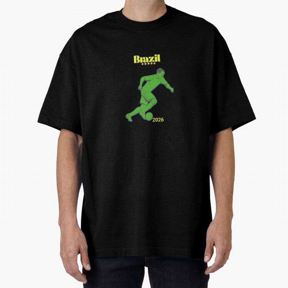 Brazil Soccer Classic T-Shirt Bring Champion Energy into FIFA World Cup 2026 Group Stage Spirit, Celebrating England, CR7 and Messi, Match Day Excitement, Supporter Culture, Golden Goals and Global Football Passion; Perfect for Fans, Collectors,