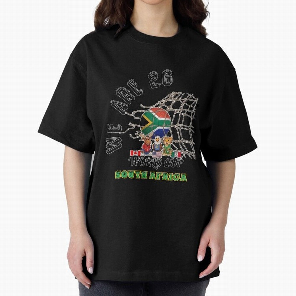 World cup 26 - South Africa Classic T-Shirt Support Your Favorite Stars during FIFA World Cup 2026 Spirit, Capturing England, Messi, CR7 and Mbappe, Retro Football Energy, Iconic Rivalries, Trophy Chase Drama and Stadium Atmosphere; Created for