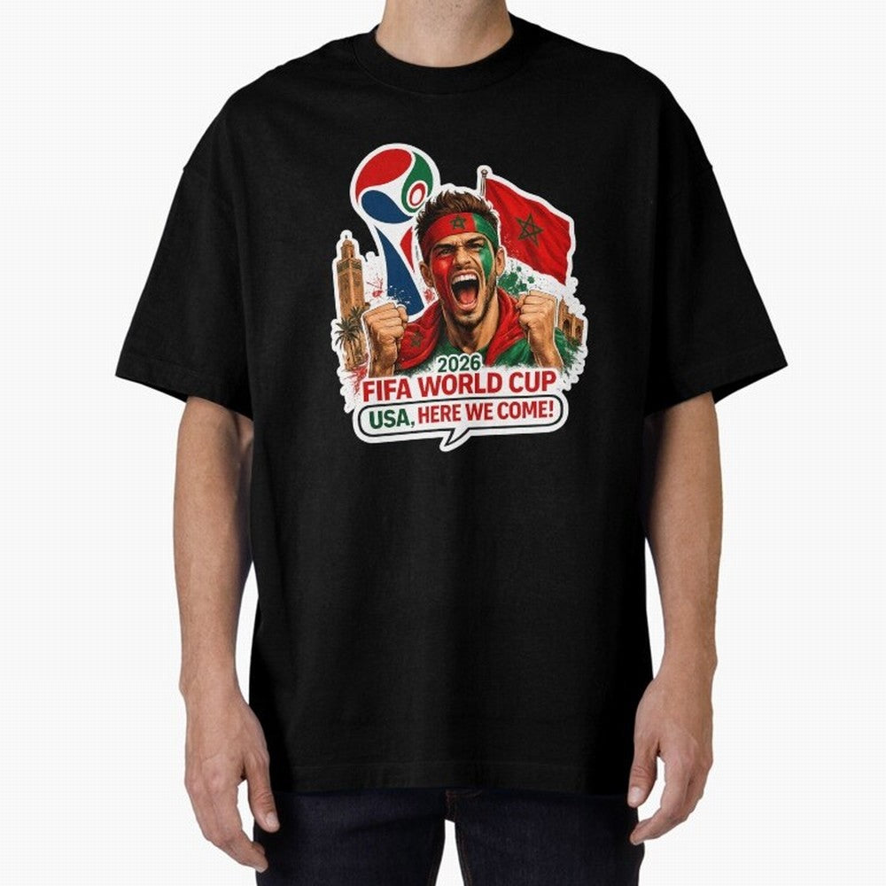 Morocco 2026 World Cup Fan Classic T-Shirt Make Game Day About Global Football Passion for FIFA World Cup 2026, Centered on Messi, CR7 and Mbappe, Argentina, France and Brazil, Championship Spirit, Famous Goals, Roaring Crowds and International