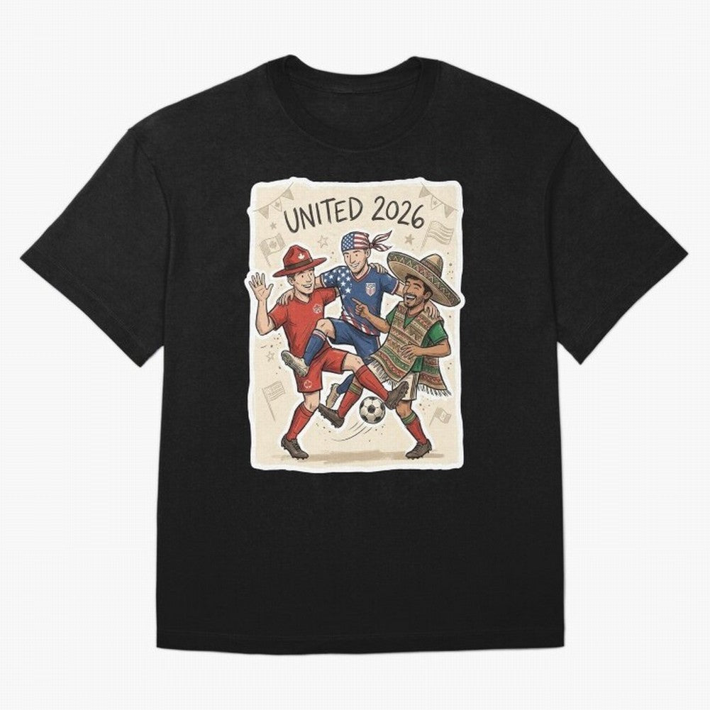 USA Canada Mexico Football Fans Classic T-Shirt Bring Supporter Culture to the FIFA World Cup 2026 Journey through Cristiano Ronaldo Highlights, Spain and Netherlands Pride, Stadium Chants, National Pride, Trophy Dreams and Unforgettable Football