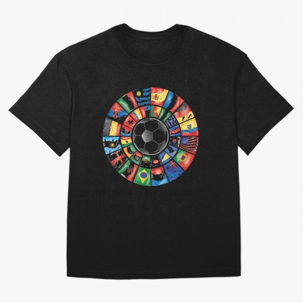 Football World cup Qatar Classic T-Shirt Honor the Football Icons of FIFA World Cup 2026 USA Canada Mexico Spirit, Connected to Portugal, Spain and Germany, Mbappe and Neymar, Football Festival Excitement, Trophy Ambitions, Country Rivalries and