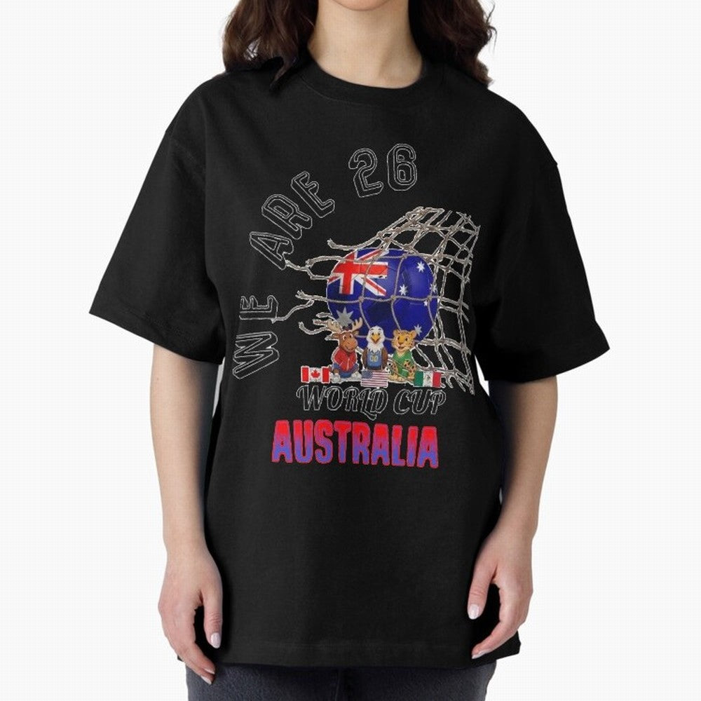 World cup 26 - Australia Classic T-Shirt Bring Bold Fan Energy to FIFA World Cup 2026 USA Canada Mexico for Fans of CR7 and Spain, Bringing Football History, Final Match Energy, Crowd Noise and Once in a Lifetime Moments; Ideal for Fans Who Follow