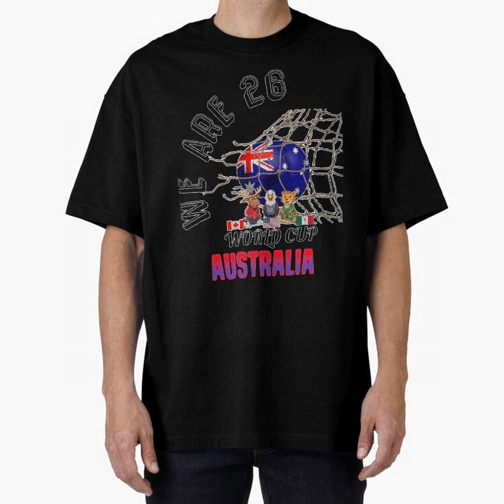 World cup 26 - Australia Classic T-Shirt Bring Bold Fan Energy to FIFA World Cup 2026 USA Canada Mexico for Fans of CR7 and Spain, Bringing Football History, Final Match Energy, Crowd Noise and Once in a Lifetime Moments; Ideal for Fans Who Follow
