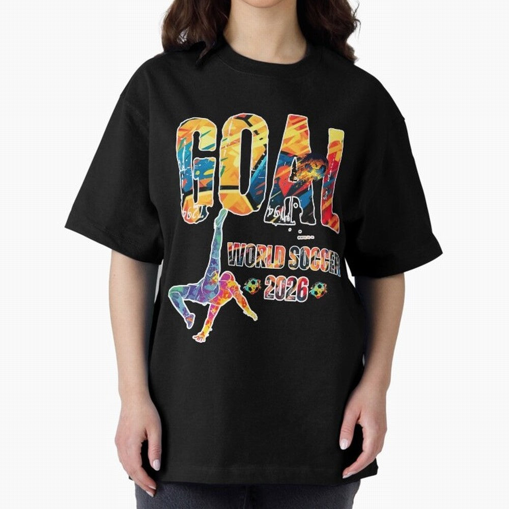 Goal World Soccer Championship 2026 Classic T-Shirt Make Memories around FIFA World Cup 2026 Spirit, Featuring England and Germany, CR7 and Messi, Match Day Excitement, Supporter Culture, Golden Goals and Global Football Passion; Perfect for Fans,